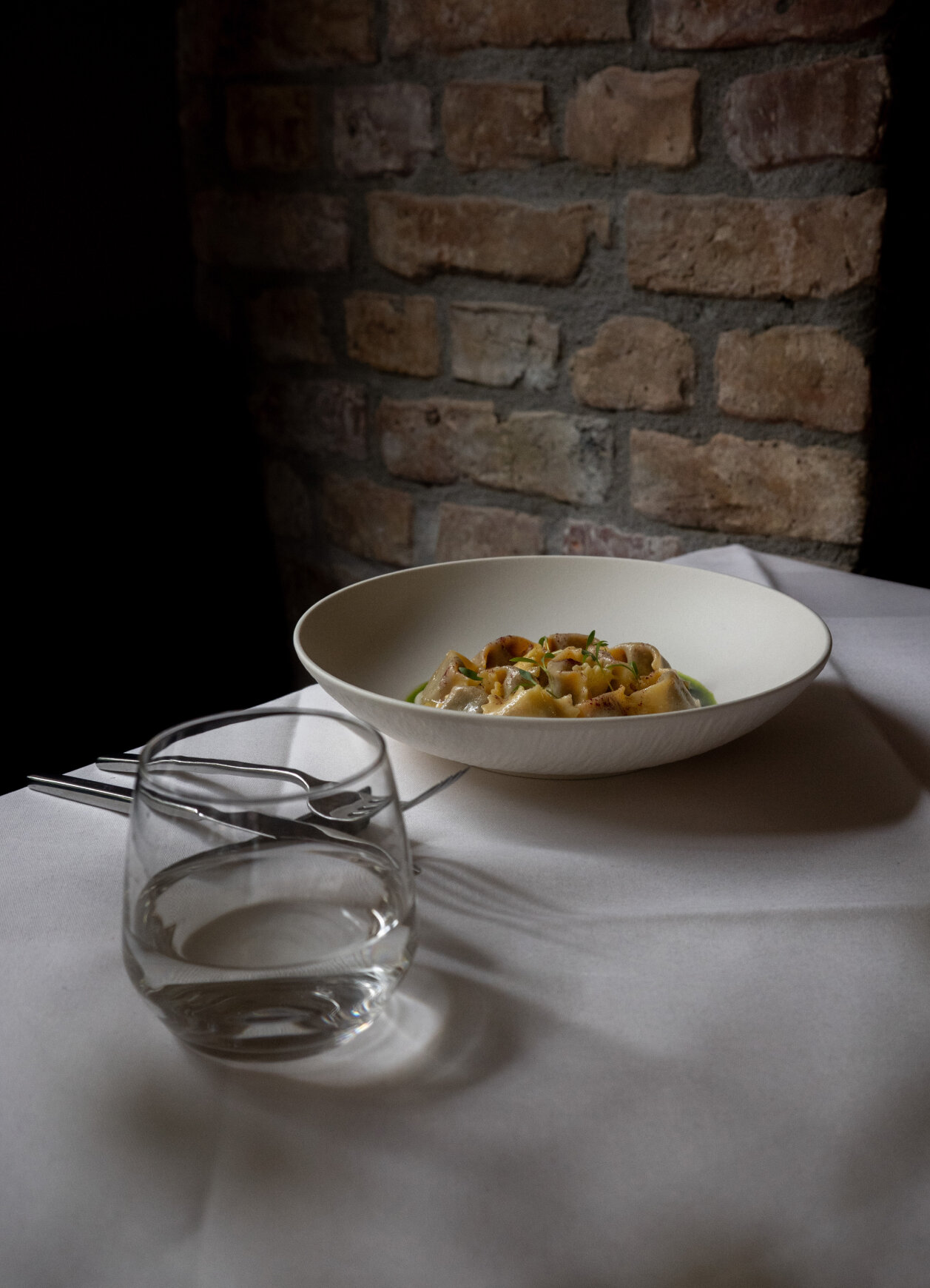 Agnolotti del Plin con Coda alla Vaccinara